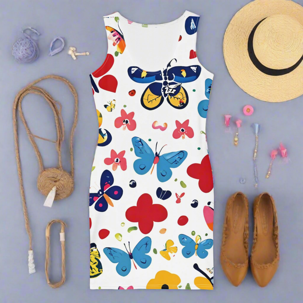 Inspired By DREAMZzz Butterfly Bodycon dress