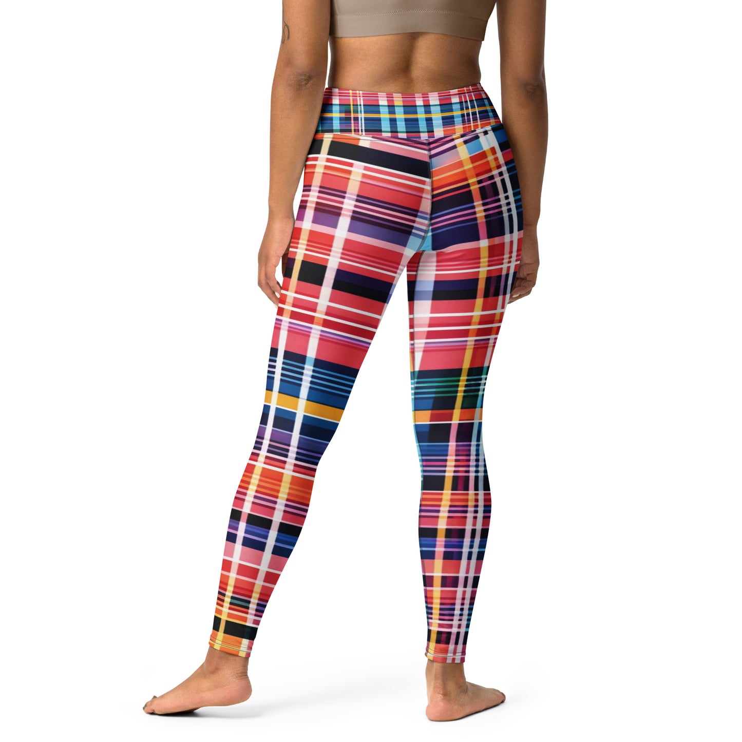 Inspired By DREAMZzz neon plaid Leggings