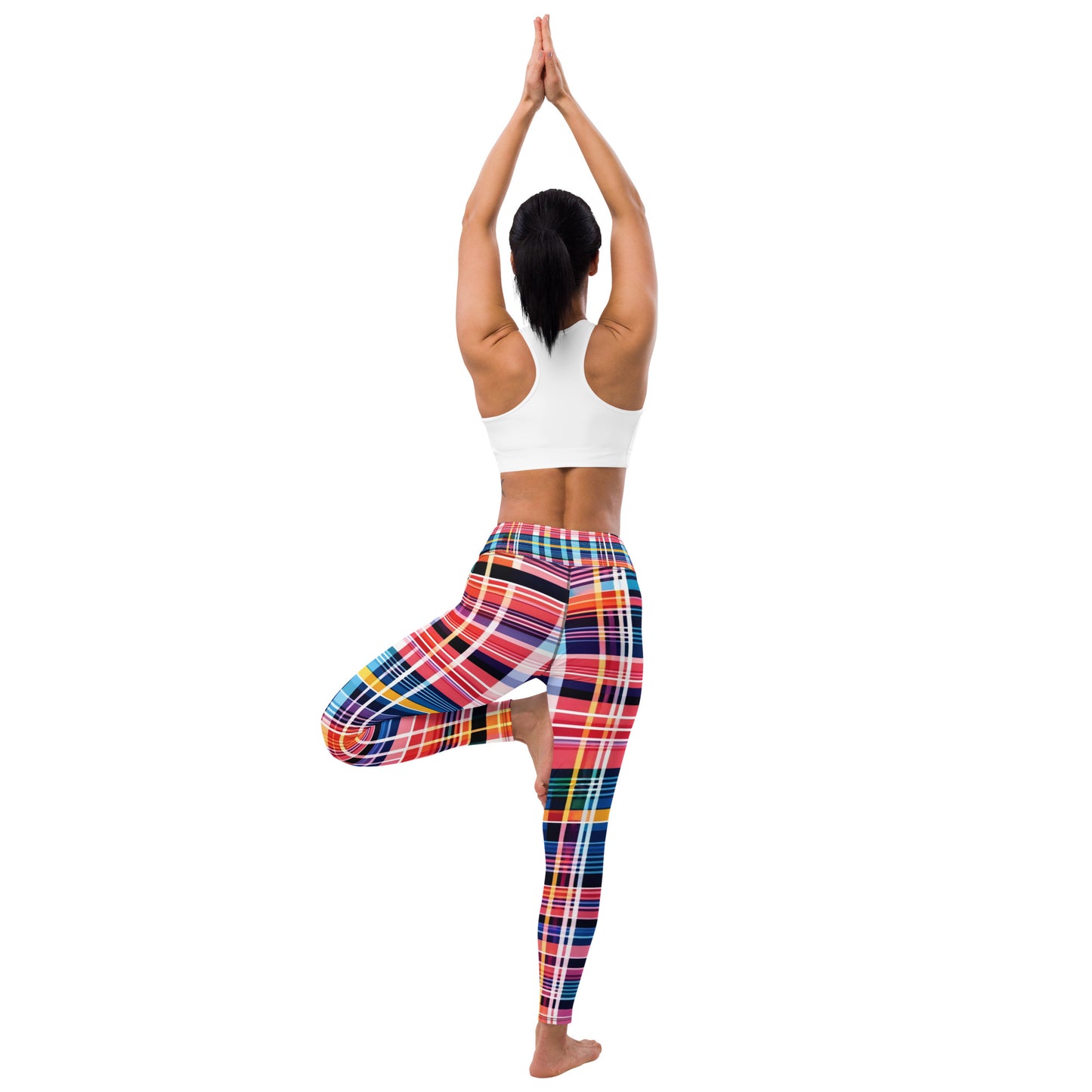 Inspired By DREAMZzz neon plaid Leggings