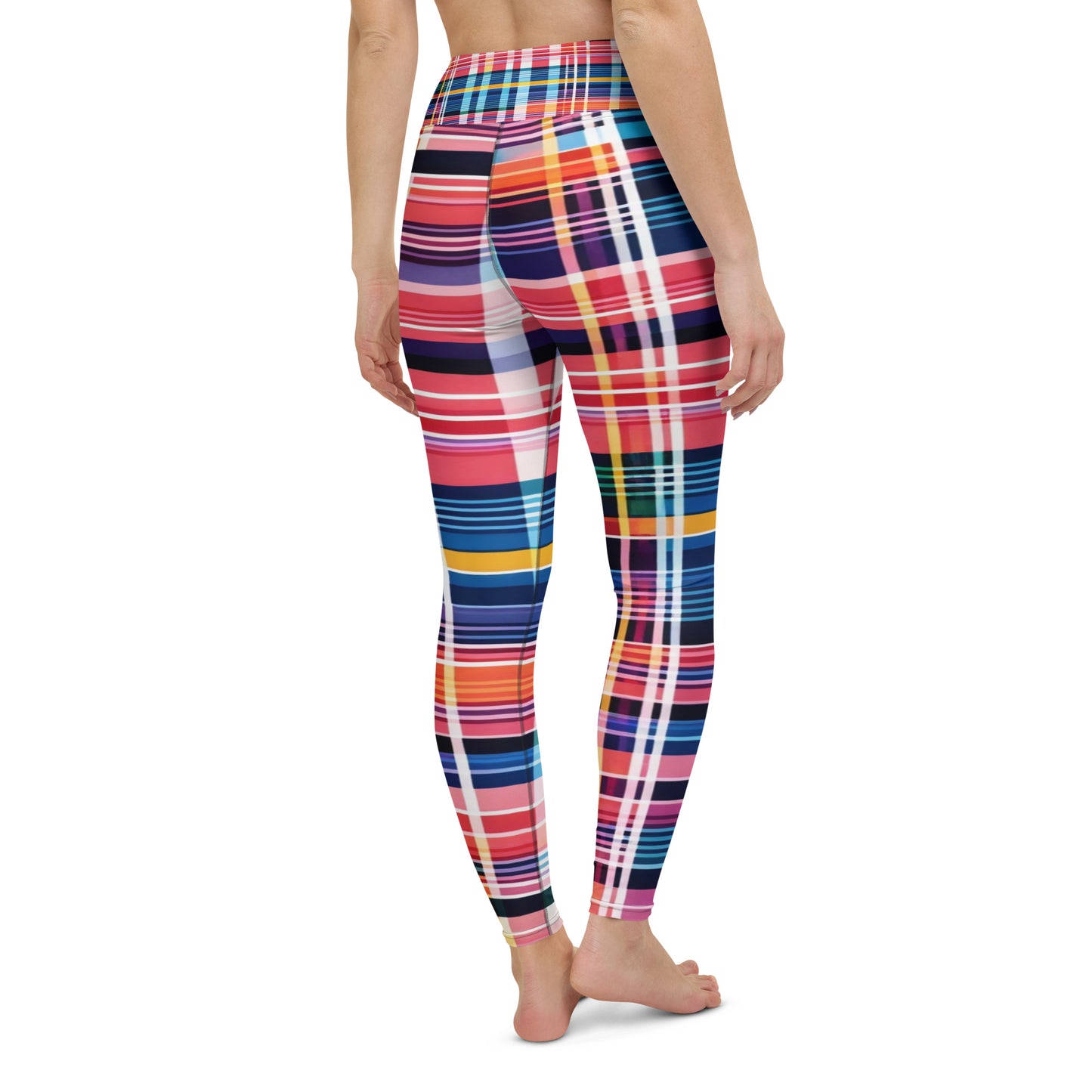 Inspired By DREAMZzz neon plaid Leggings