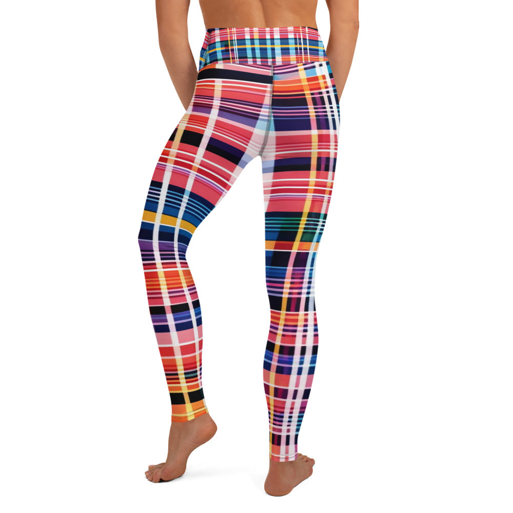 Inspired By DREAMZzz neon plaid Leggings