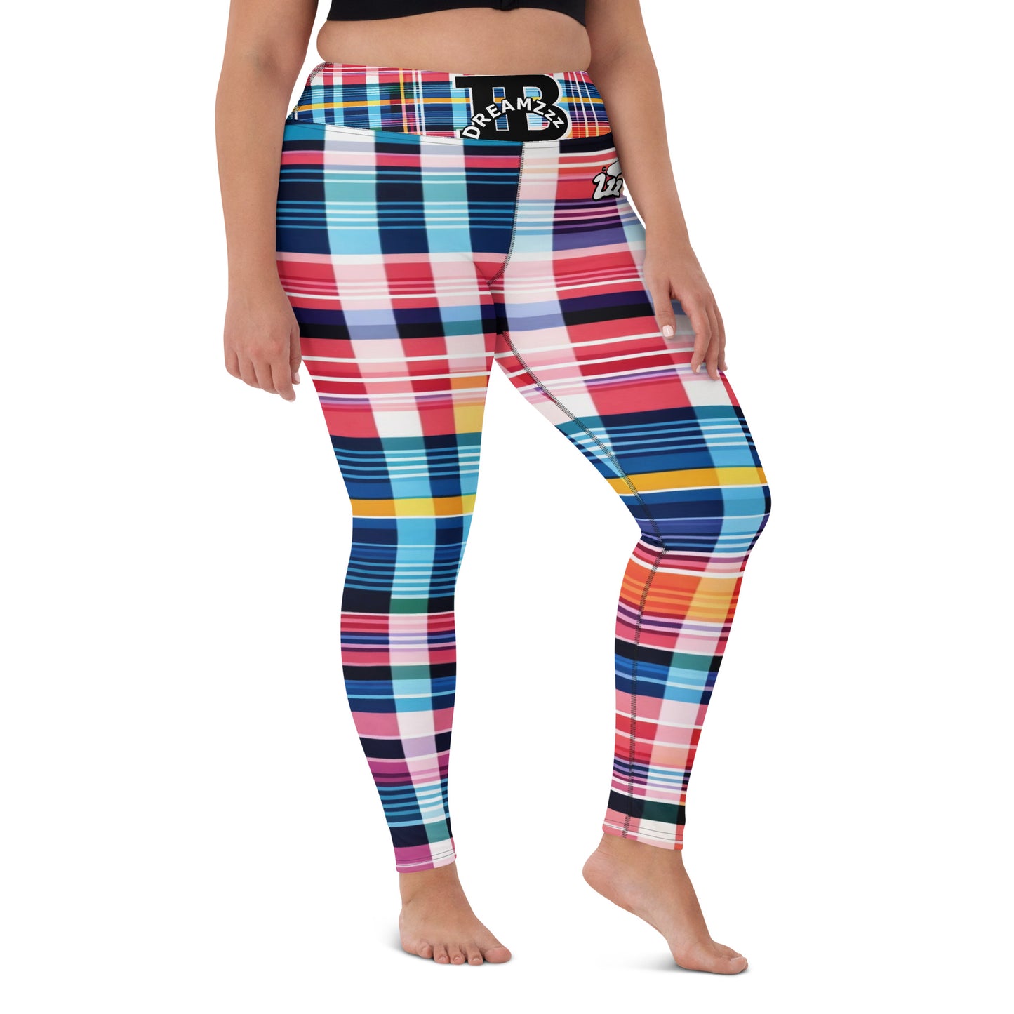 Inspired By DREAMZzz neon plaid Leggings