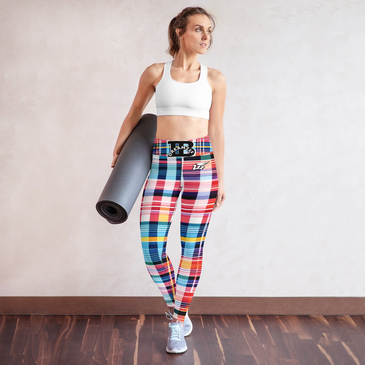 Inspired By DREAMZzz neon plaid Leggings