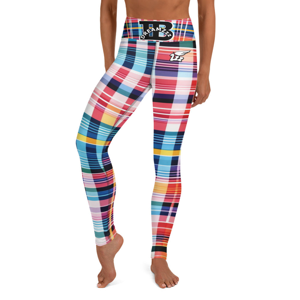 Inspired By DREAMZzz neon plaid Leggings