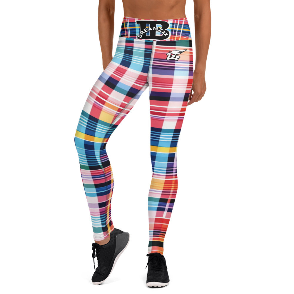 Inspired By DREAMZzz neon plaid Leggings