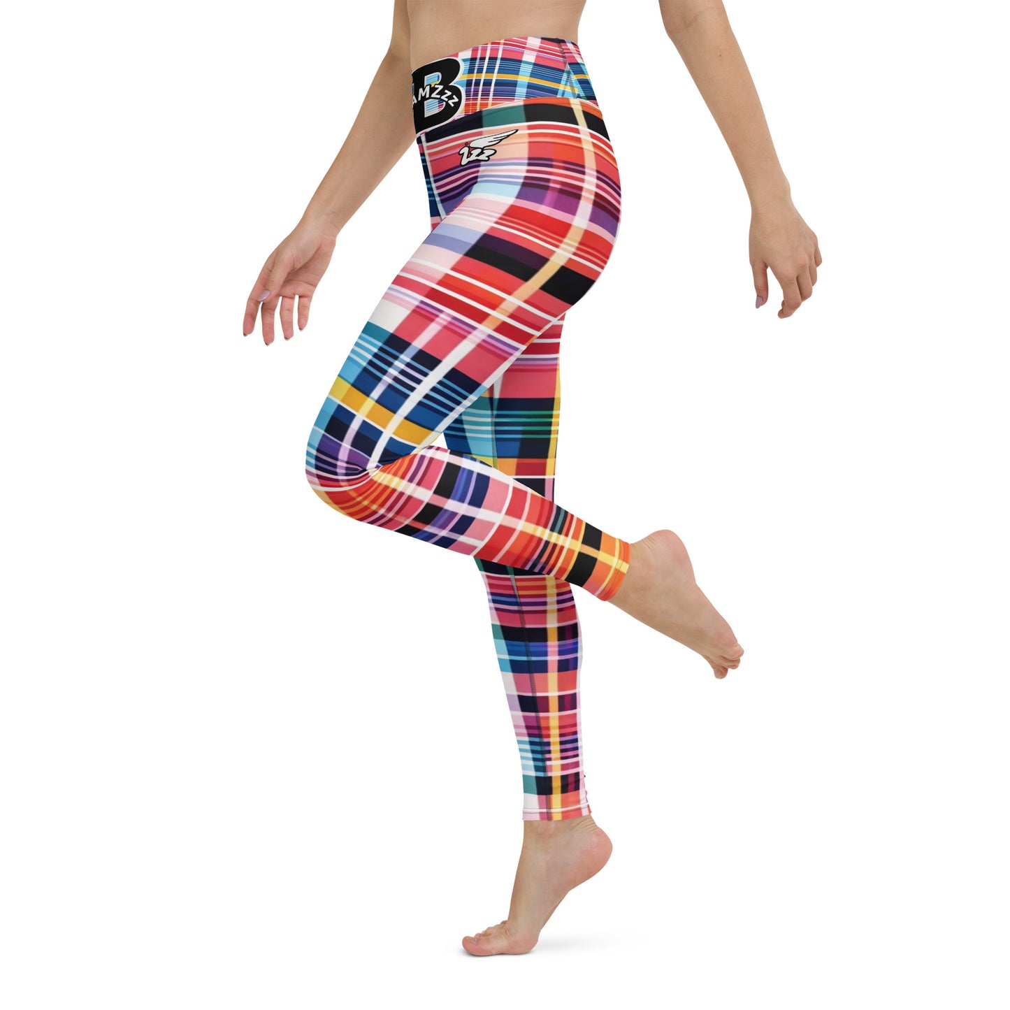 Inspired By DREAMZzz neon plaid Leggings