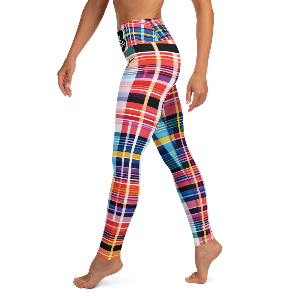 Inspired By DREAMZzz neon plaid Leggings