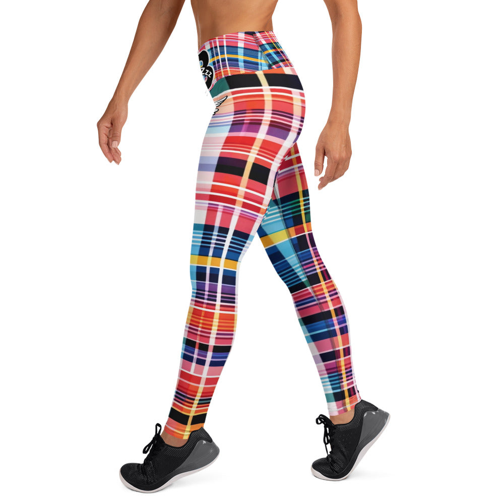 Inspired By DREAMZzz neon plaid Leggings