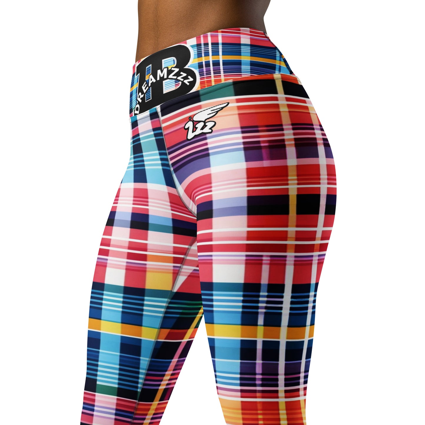 Inspired By DREAMZzz neon plaid Leggings