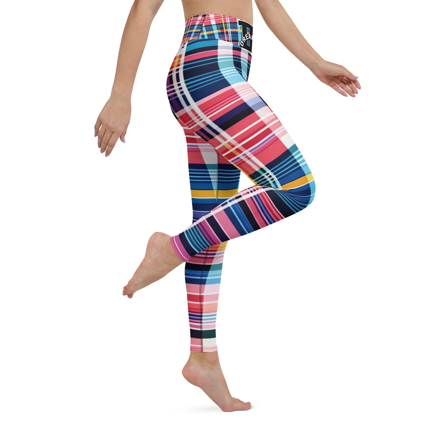 Inspired By DREAMZzz neon plaid Leggings