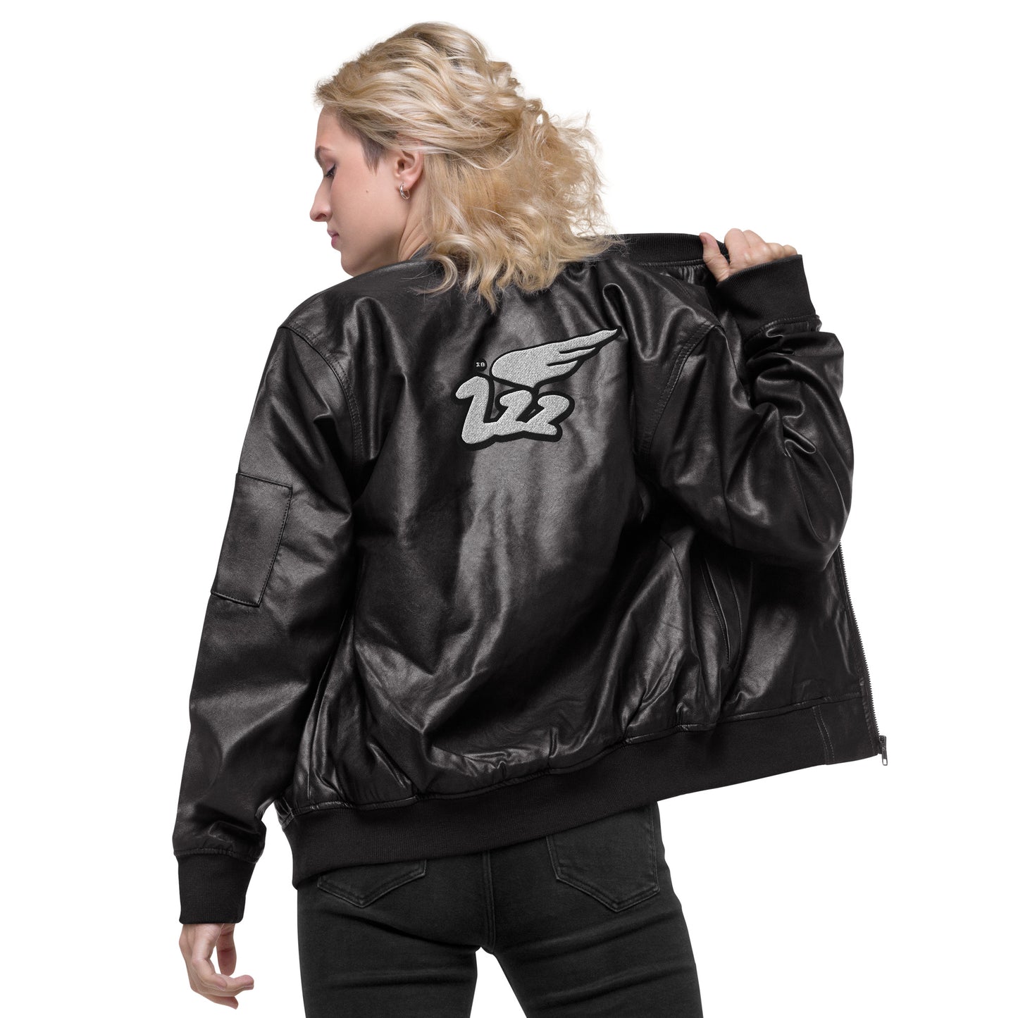 Inspired By DREAMZzz Leather Bomber Jacket