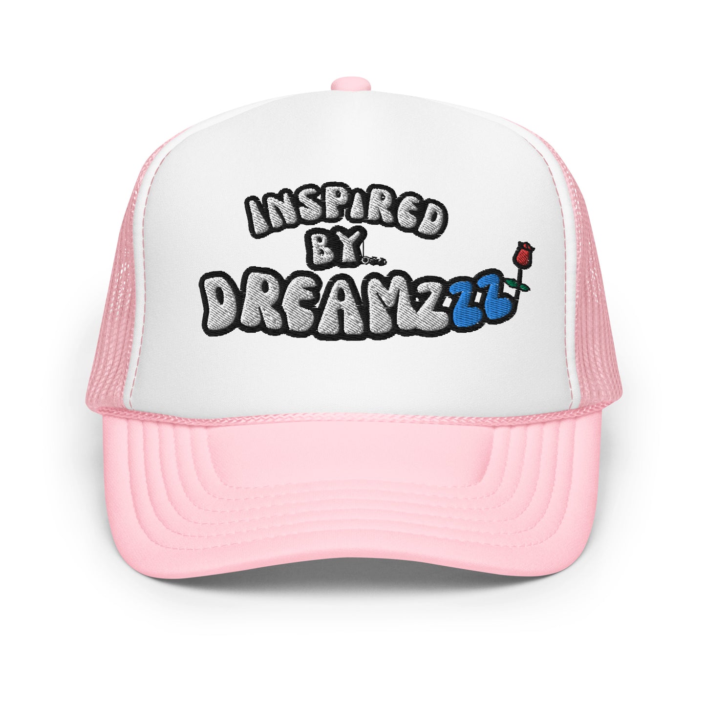 Inspired By DREAMZzzz Rose Foam trucker hat