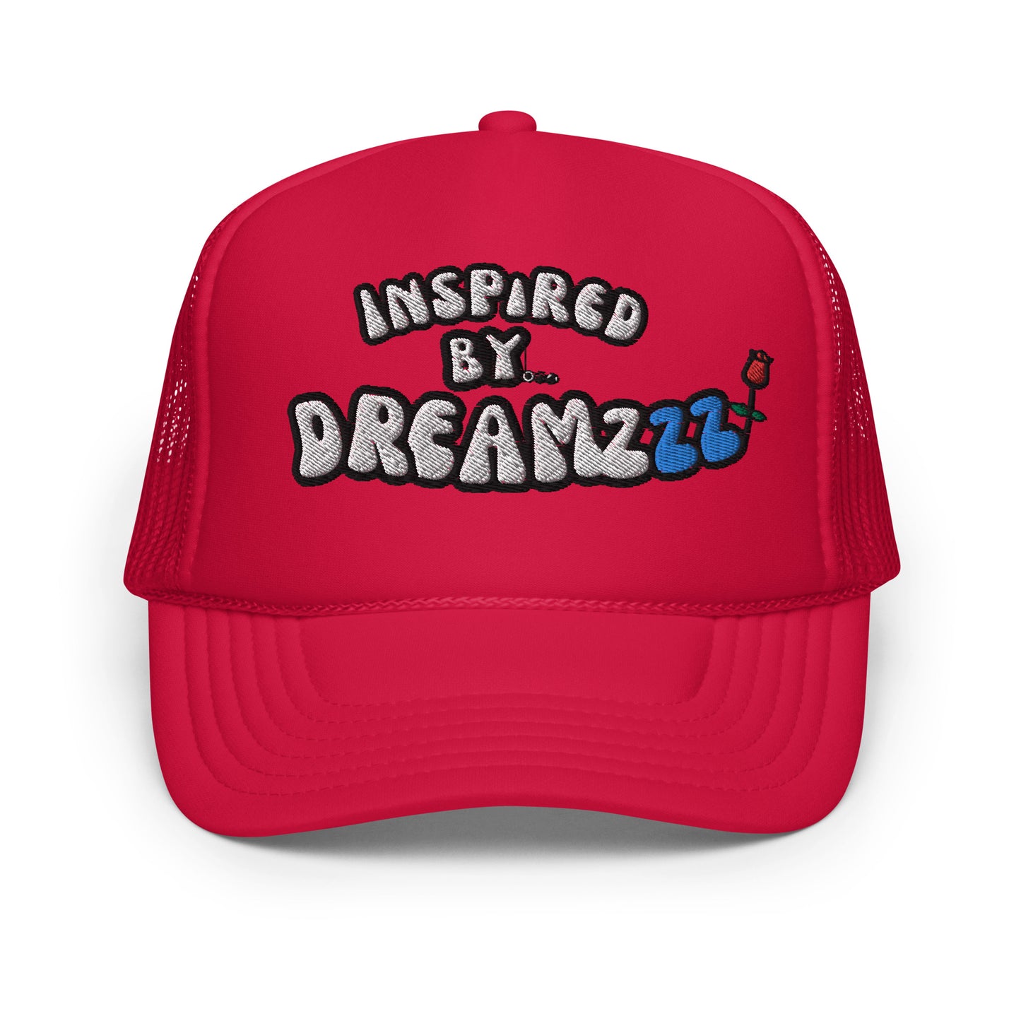 Inspired By DREAMZzzz Rose Foam trucker hat