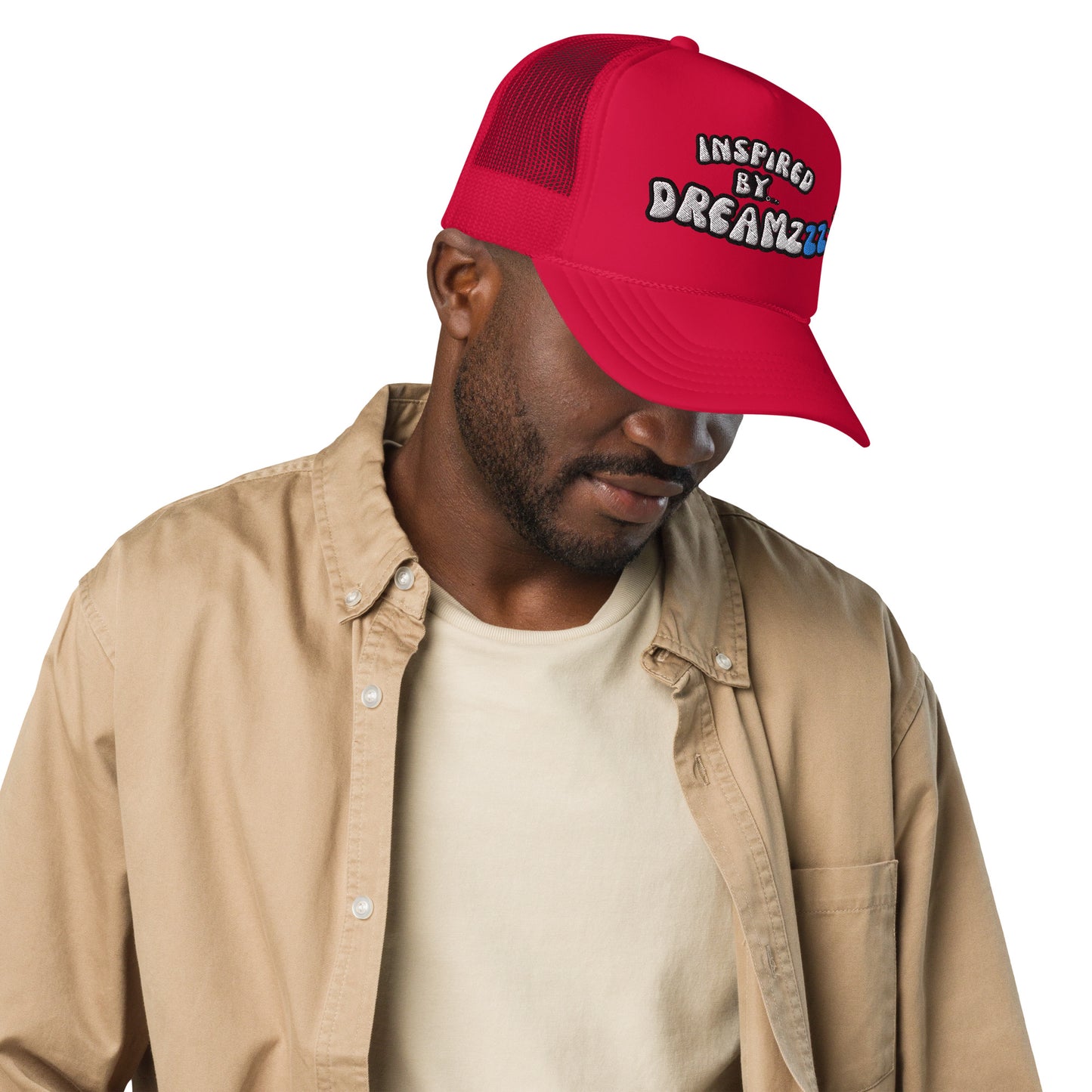 Inspired By DREAMZzzz Rose Foam trucker hat