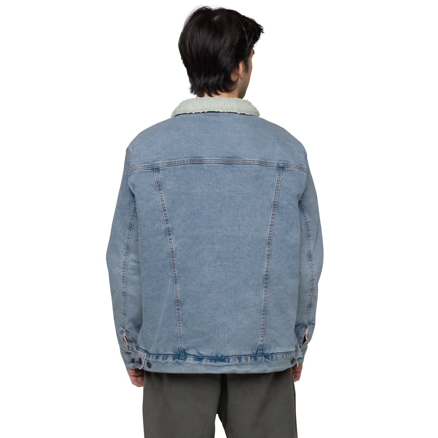 Inspired By DREAMZzz Unisex denim sherpa jacket