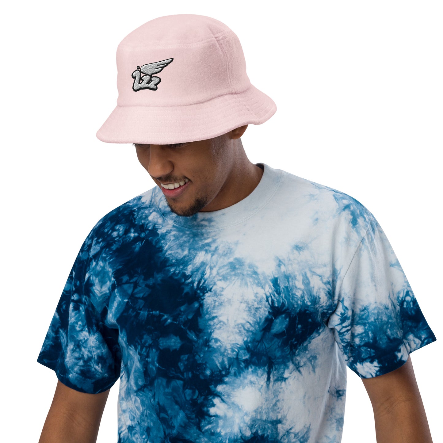 Inspired By DREAMZzz Unstructured terry cloth bucket hat