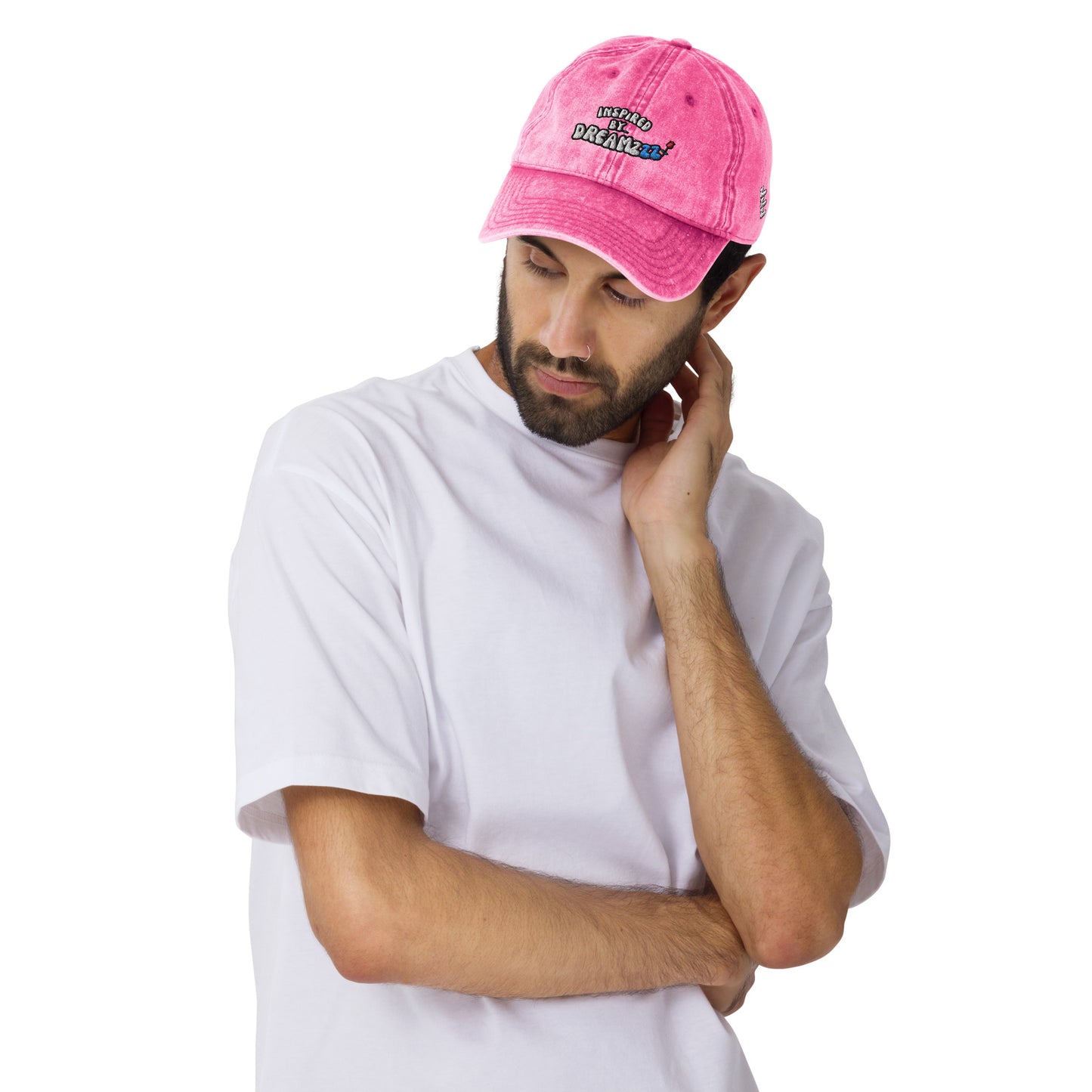 Inspired by DREAMZzz pinky pink Vintage Cotton Twill Cap