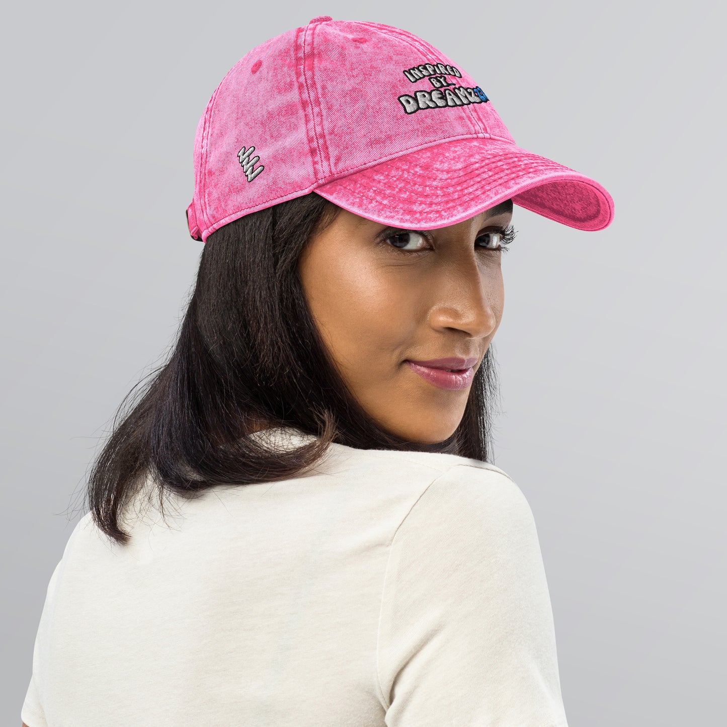 Inspired by DREAMZzz pinky pink Vintage Cotton Twill Cap