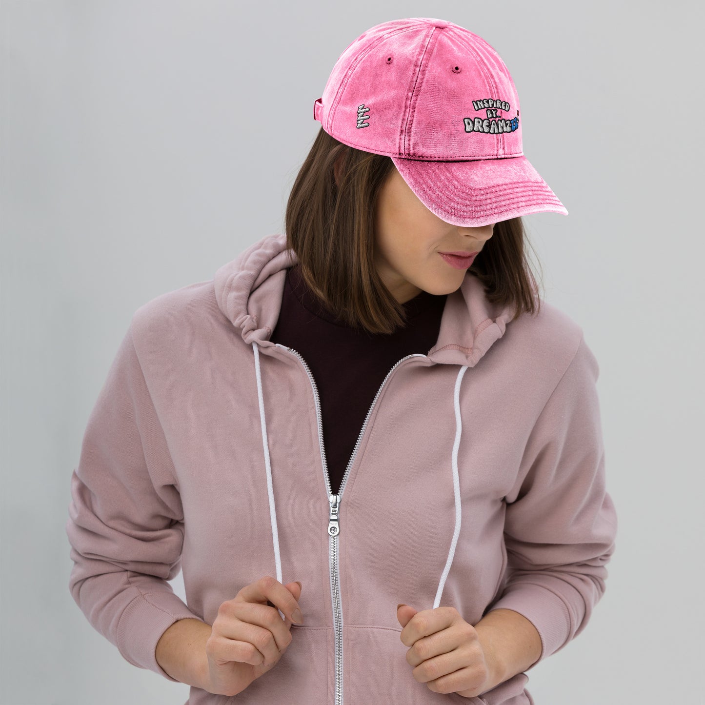 Inspired by DREAMZzz pinky pink Vintage Cotton Twill Cap