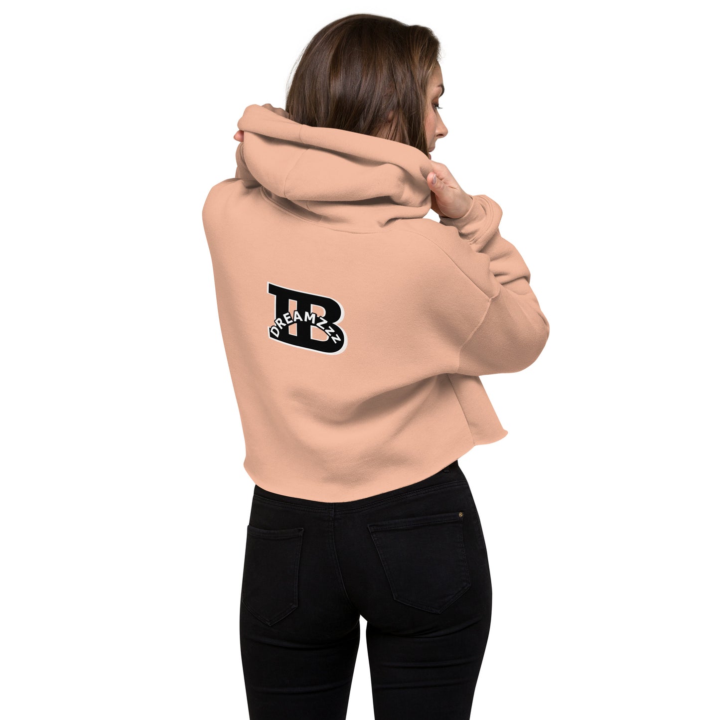 Inspired By DREAMZzz City Girl Crop Hoodie