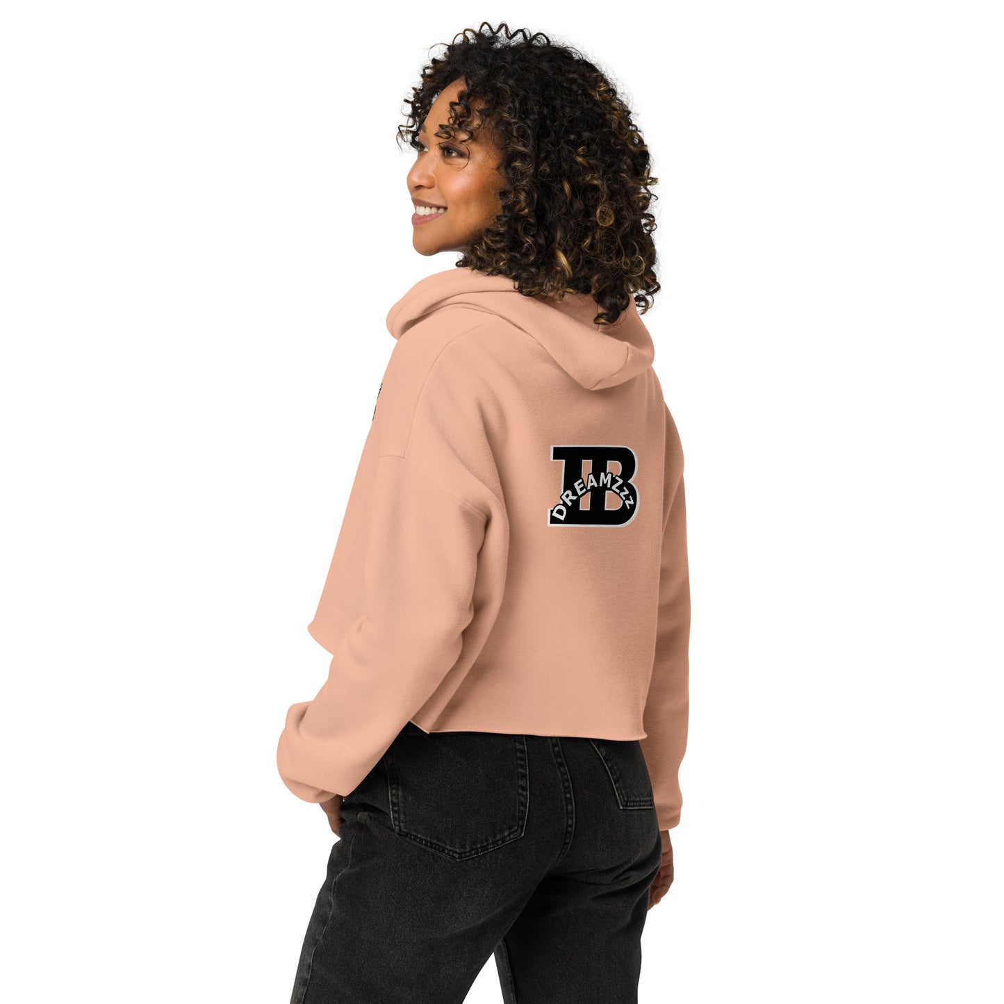 Inspired By DREAMZzz City Girl Crop Hoodie