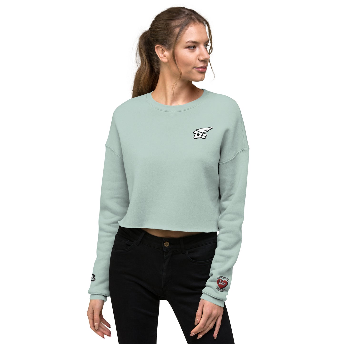 Inspired By DREAMZzz Crop Sweatshirt