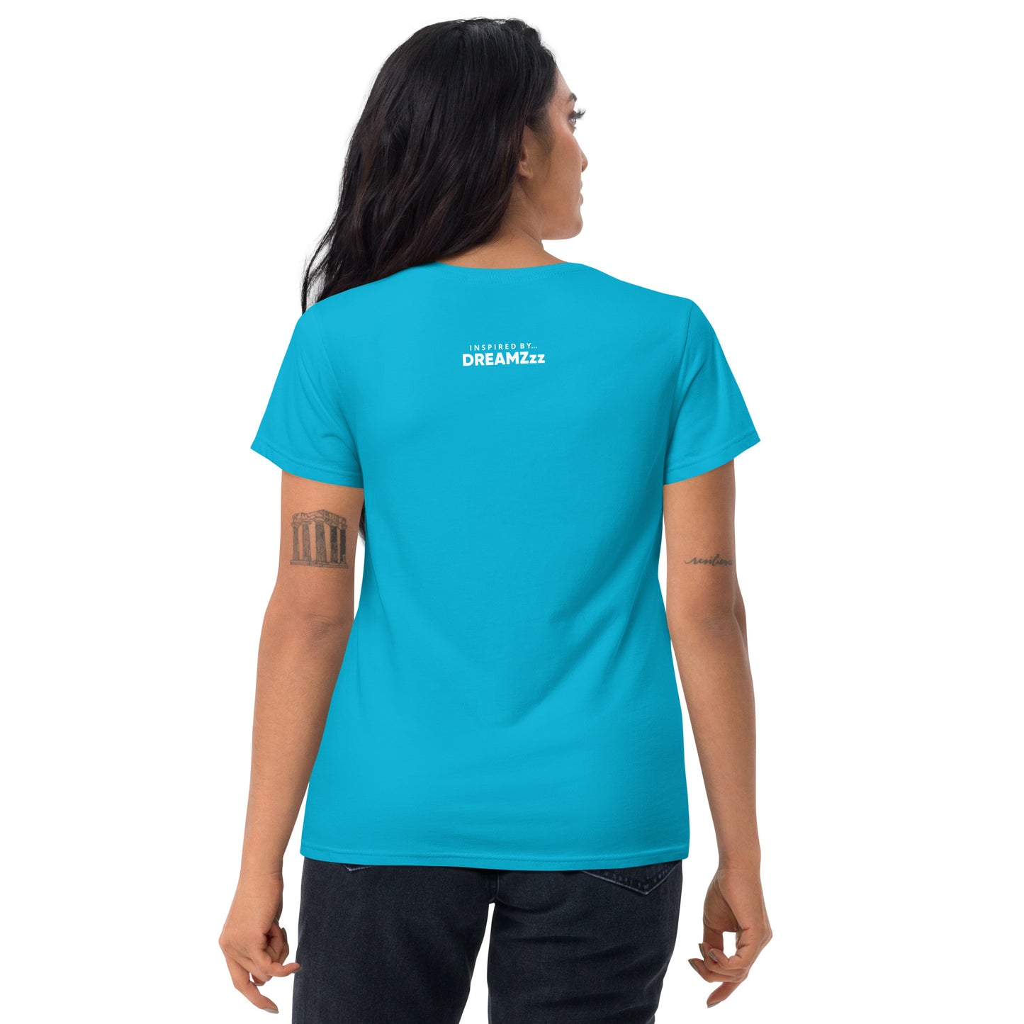 Inspired By DREAMZzz signature brand logo Women's short sleeve t-shirt