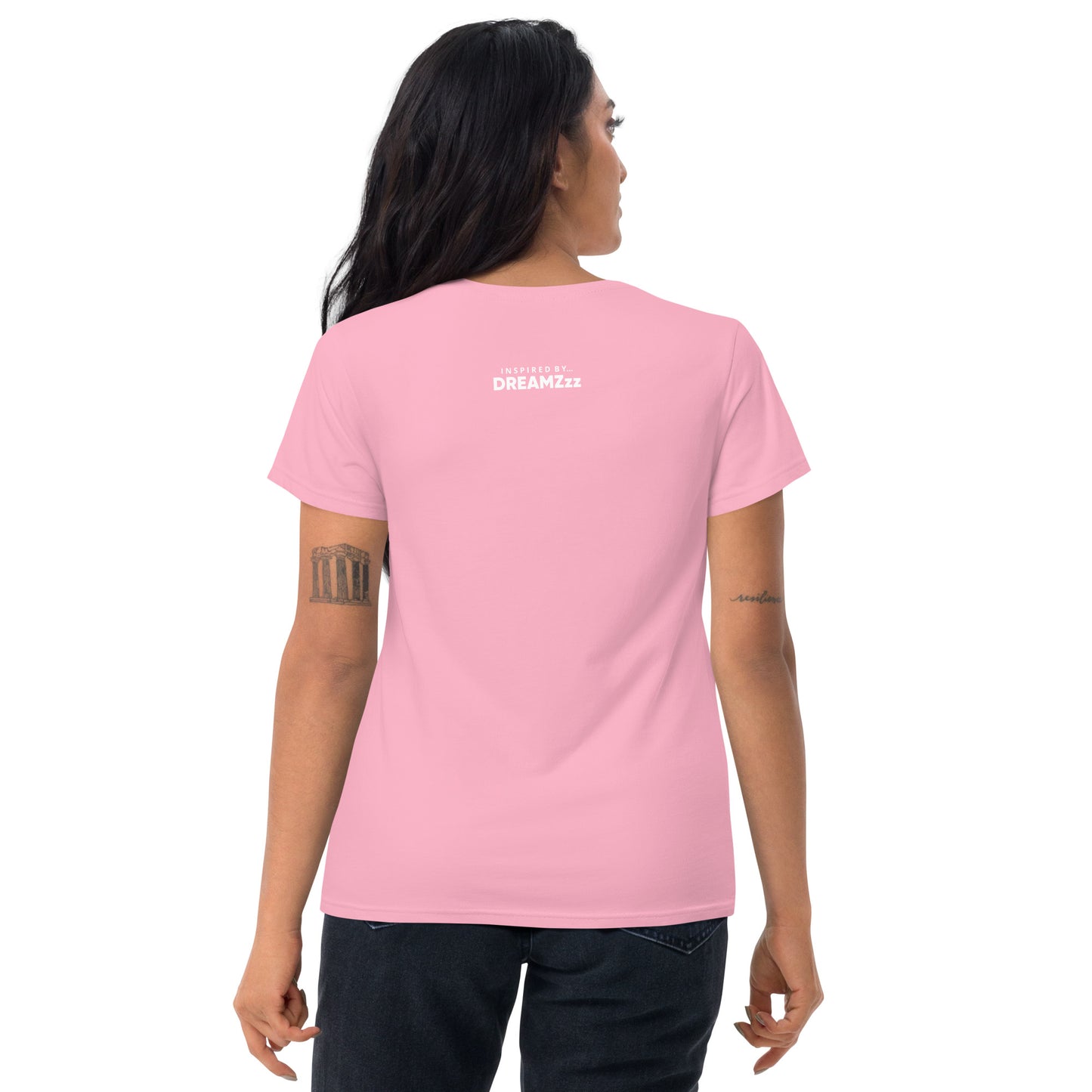 Inspired By DREAMZzz signature brand logo Women's short sleeve t-shirt