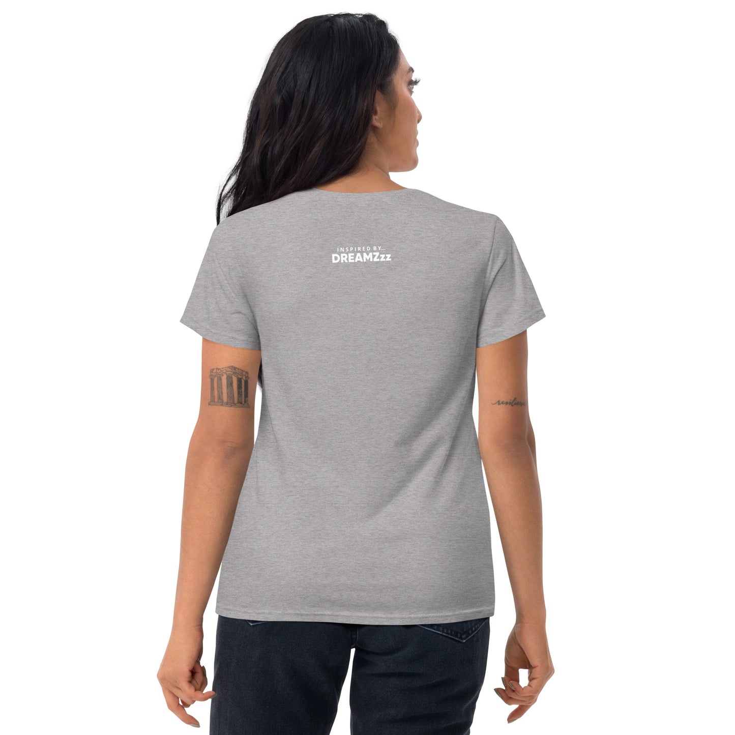 Inspired By DREAMZzz signature brand logo Women's short sleeve t-shirt