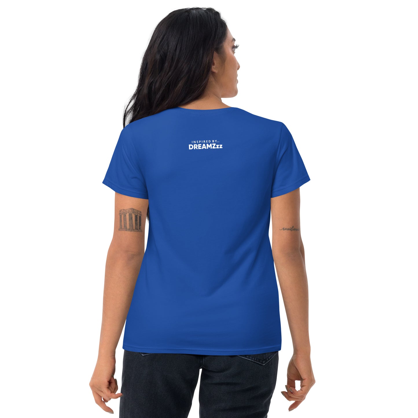 Inspired By DREAMZzz signature brand logo Women's short sleeve t-shirt