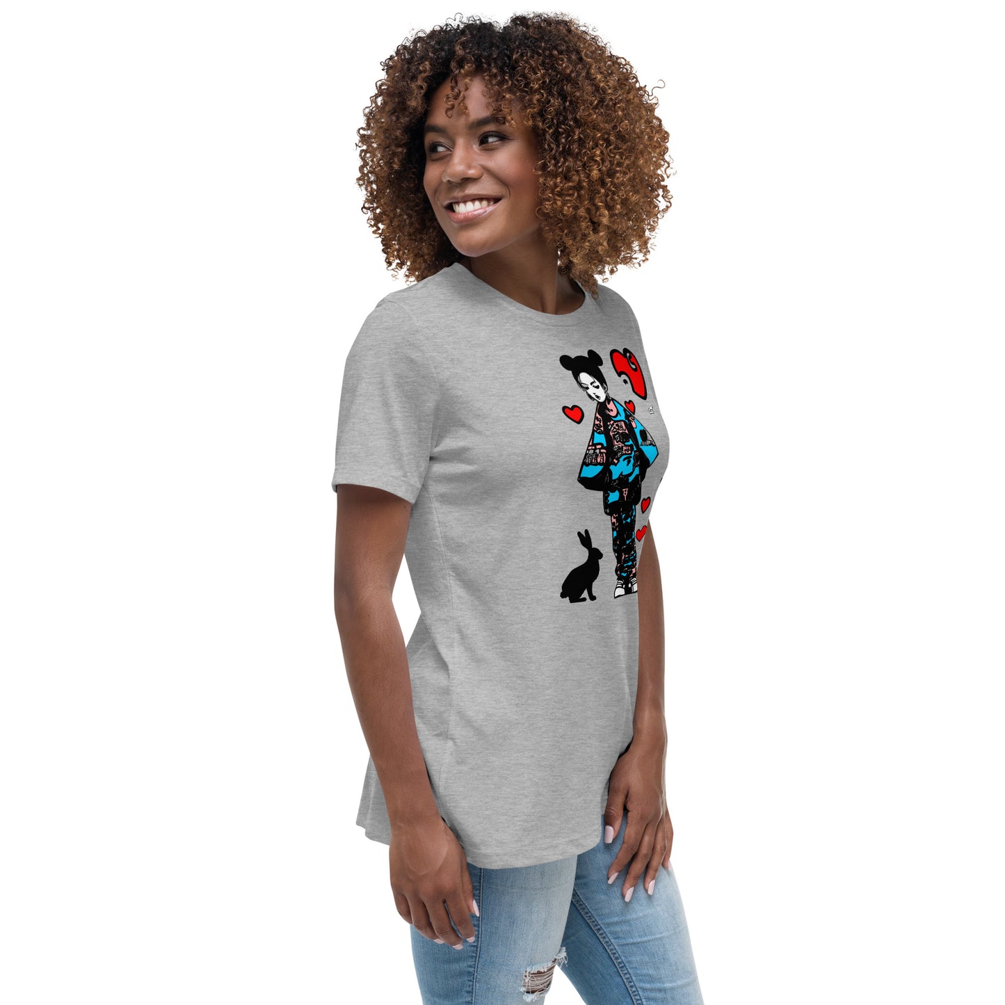 Inspired By DREAMZzz  Love bunny Women's Relaxed T-Shirt