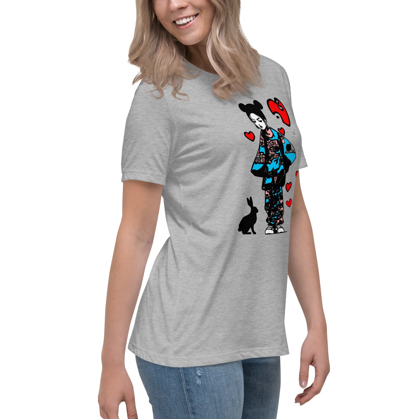 Inspired By DREAMZzz  Love bunny Women's Relaxed T-Shirt