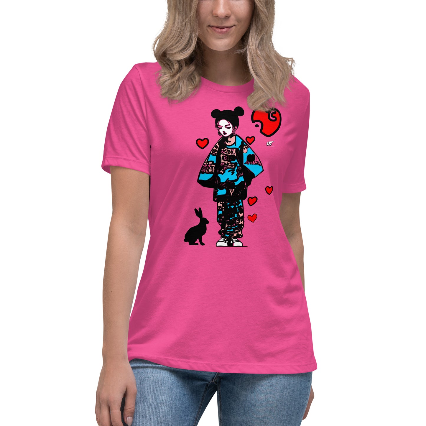 Inspired By DREAMZzz  Love bunny Women's Relaxed T-Shirt