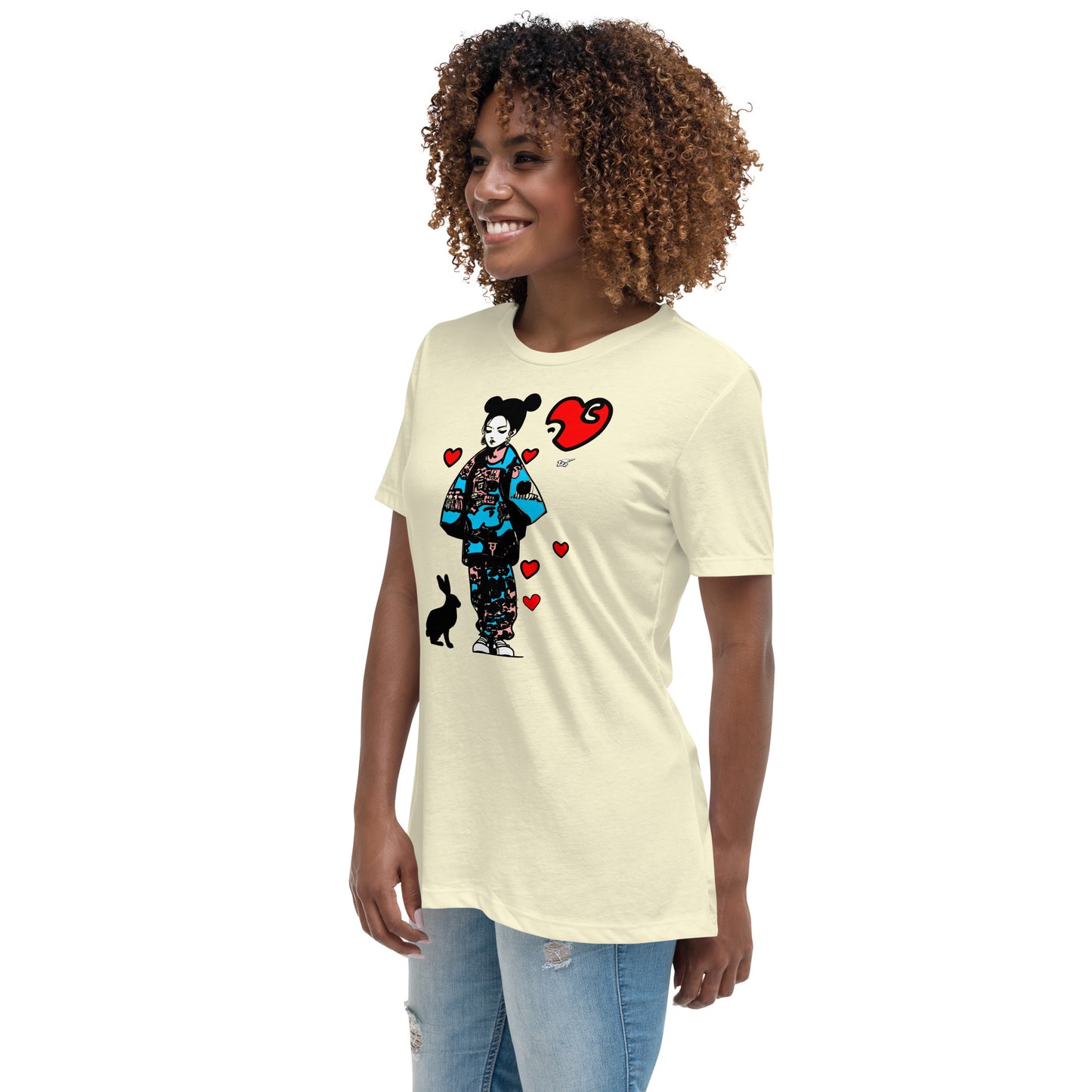 Inspired By DREAMZzz  Love bunny Women's Relaxed T-Shirt