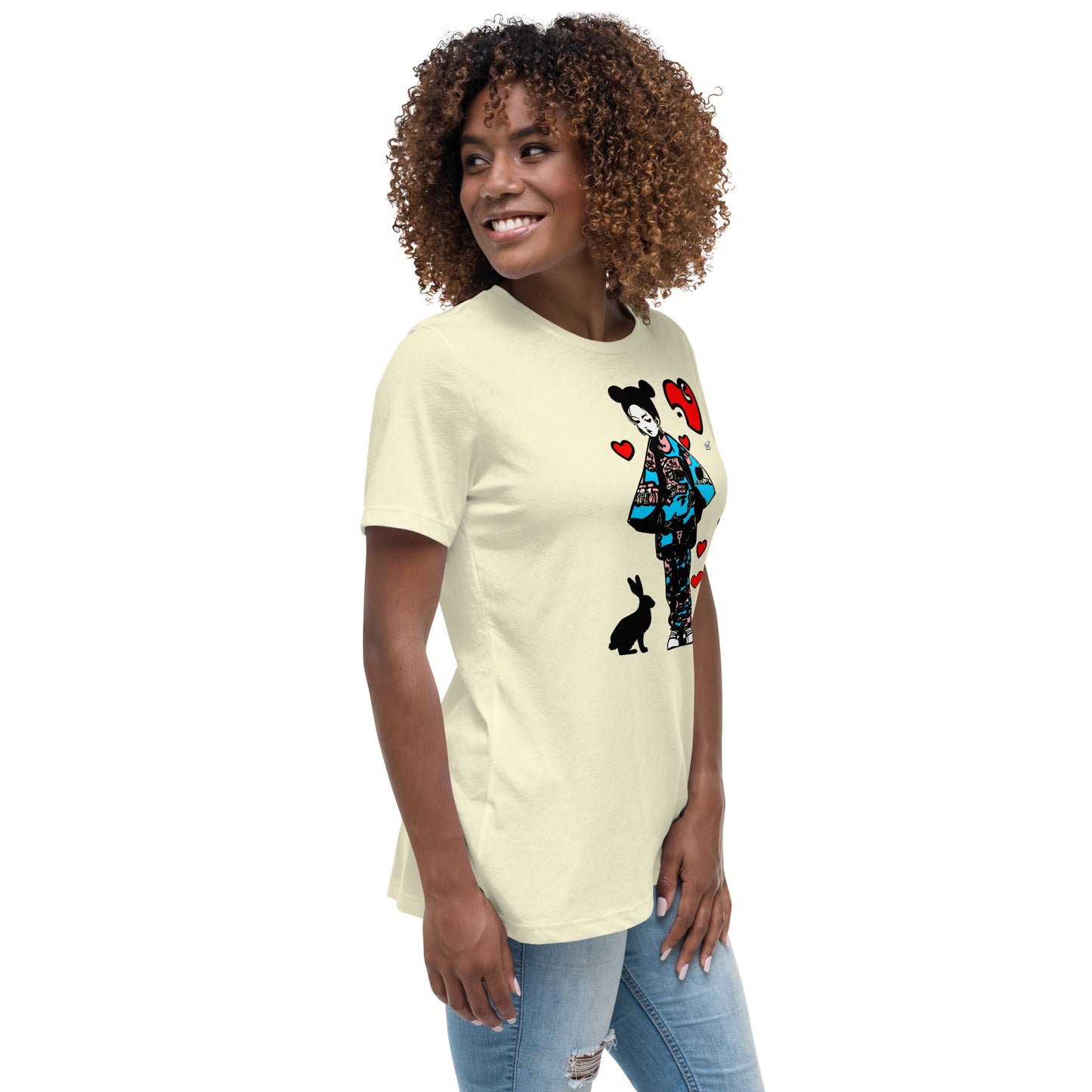 Inspired By DREAMZzz  Love bunny Women's Relaxed T-Shirt