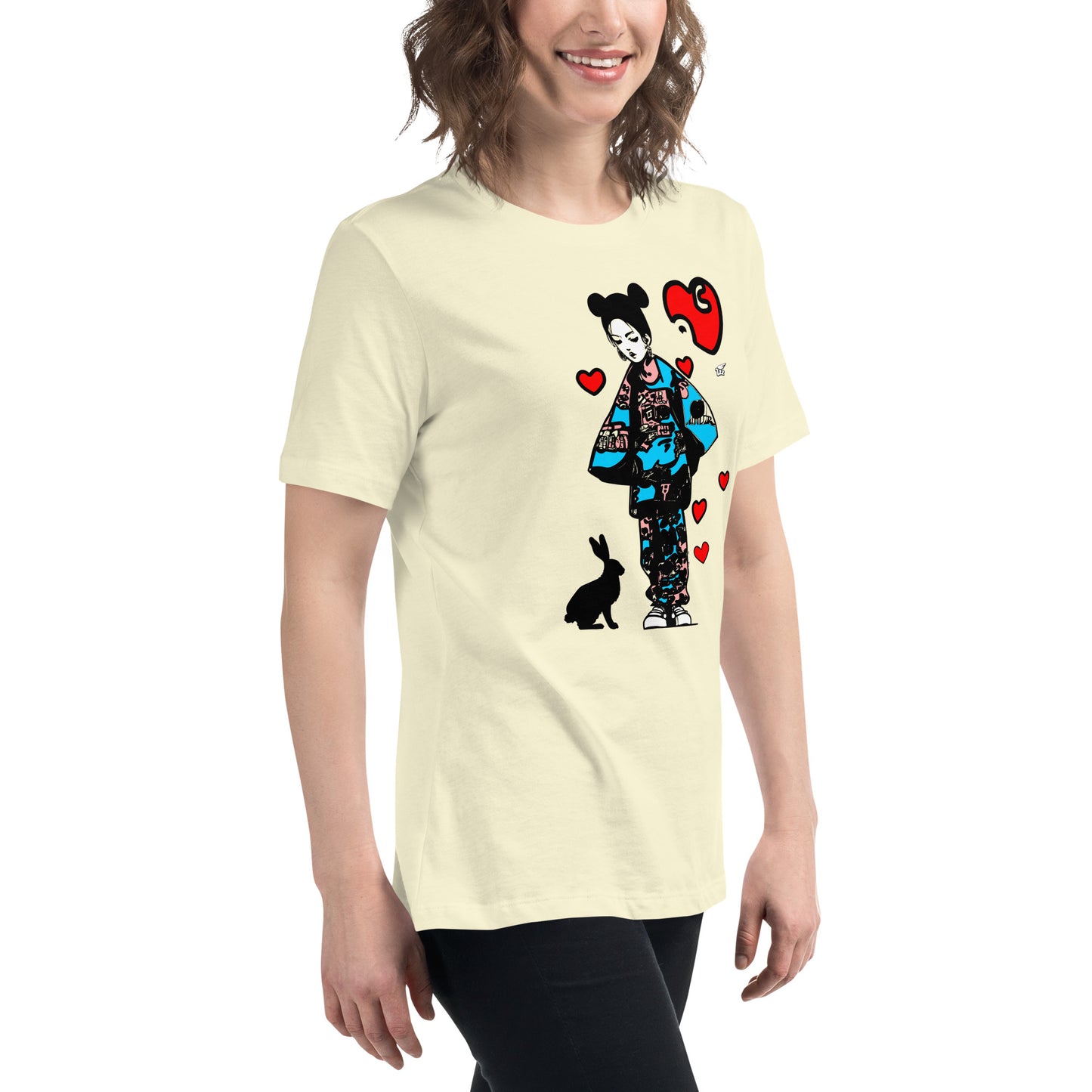 Inspired By DREAMZzz  Love bunny Women's Relaxed T-Shirt