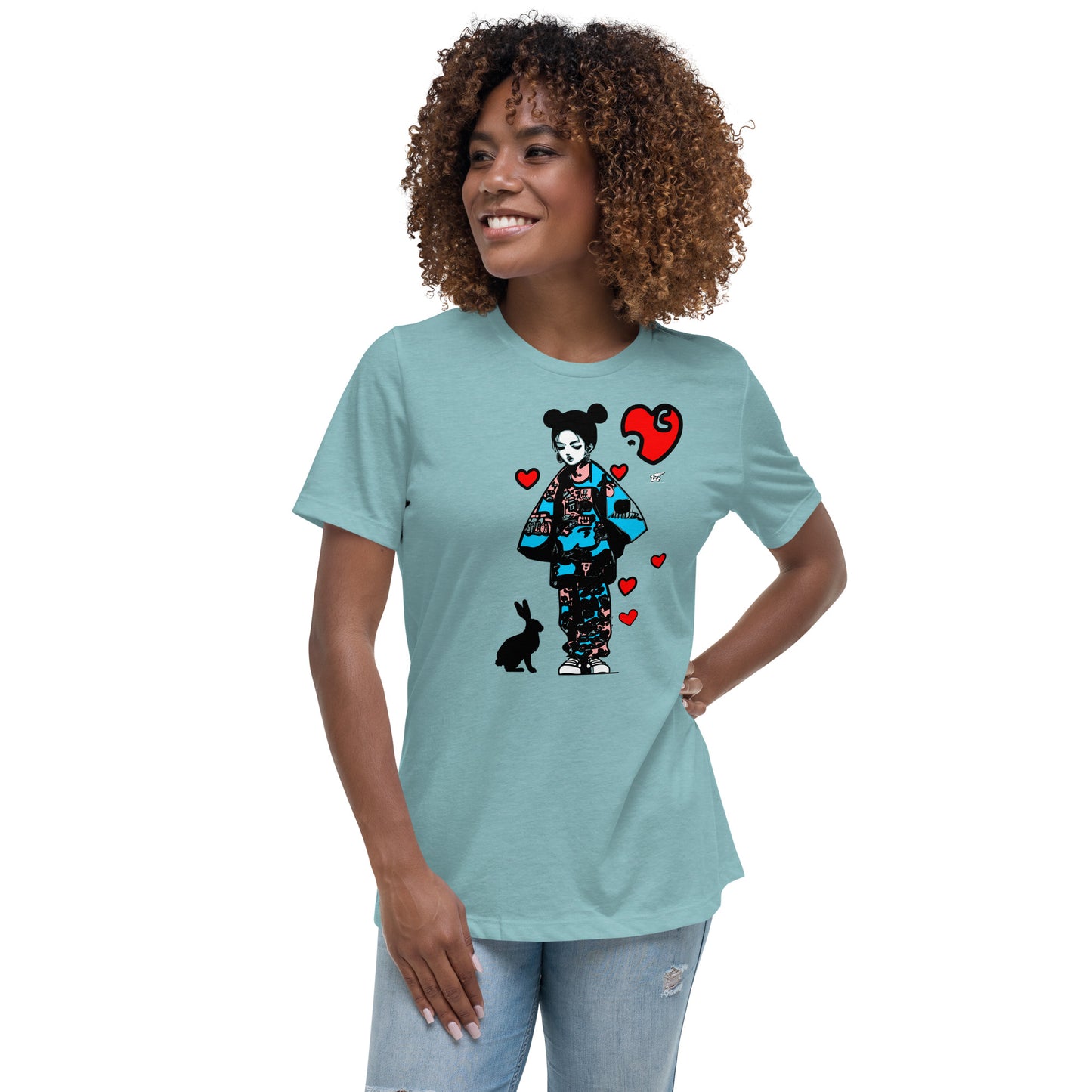 Inspired By DREAMZzz  Love bunny Women's Relaxed T-Shirt