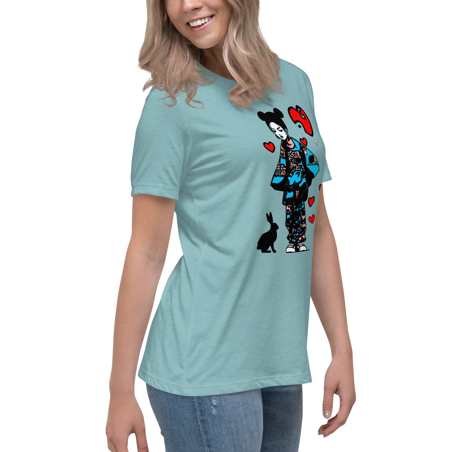 Inspired By DREAMZzz  Love bunny Women's Relaxed T-Shirt