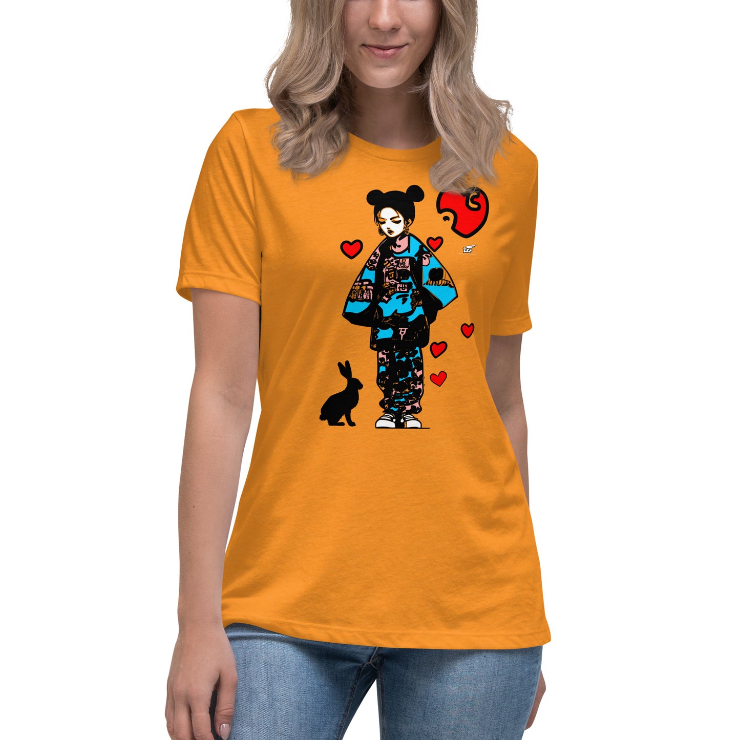 Inspired By DREAMZzz  Love bunny Women's Relaxed T-Shirt