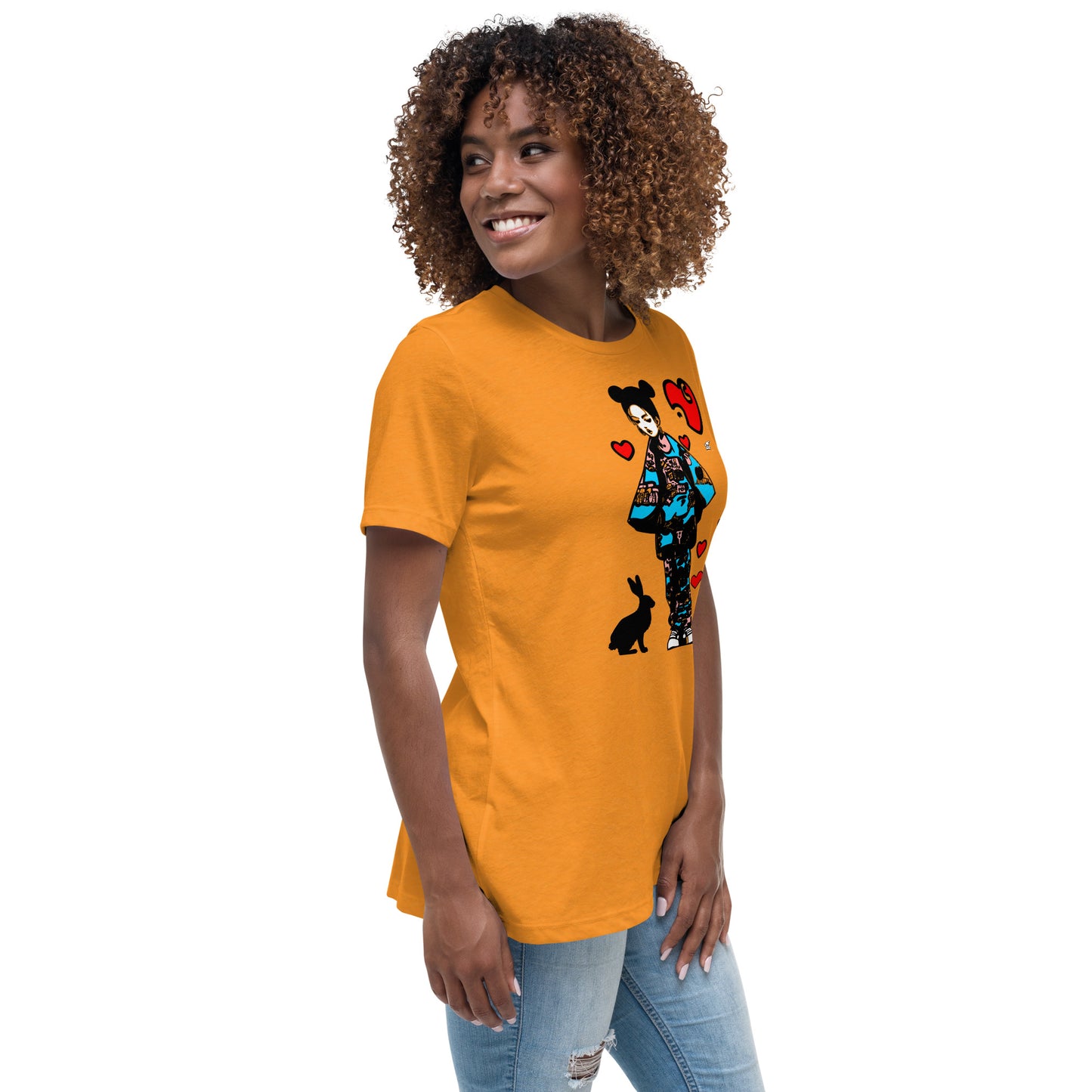 Inspired By DREAMZzz  Love bunny Women's Relaxed T-Shirt