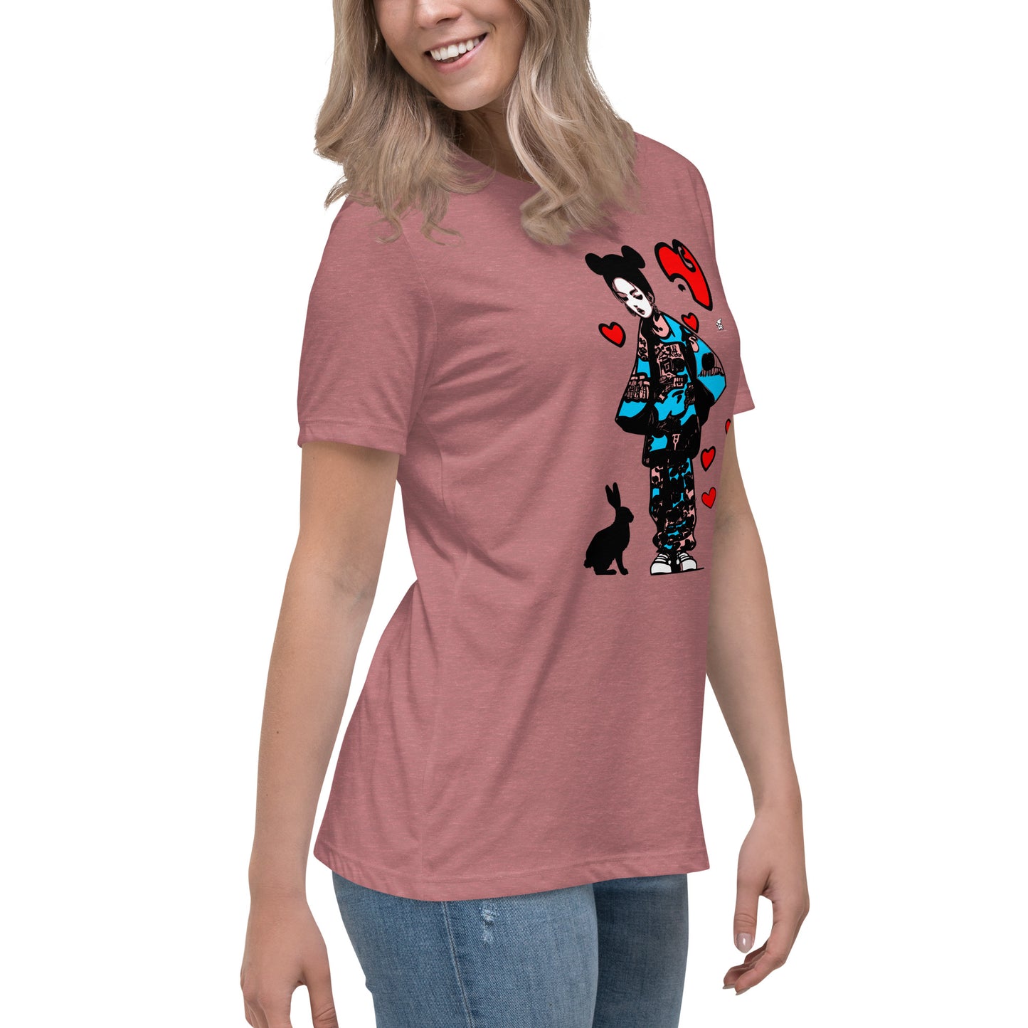 Inspired By DREAMZzz  Love bunny Women's Relaxed T-Shirt