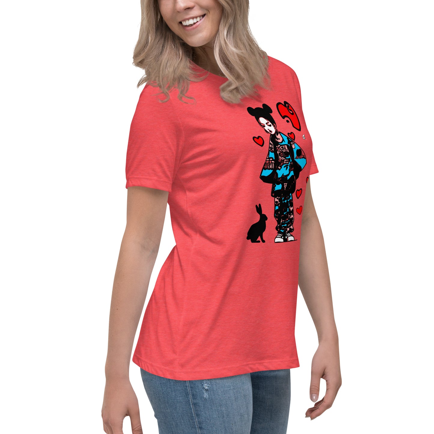 Inspired By DREAMZzz  Love bunny Women's Relaxed T-Shirt