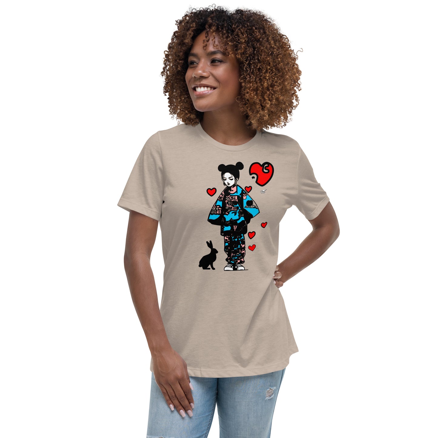 Inspired By DREAMZzz  Love bunny Women's Relaxed T-Shirt