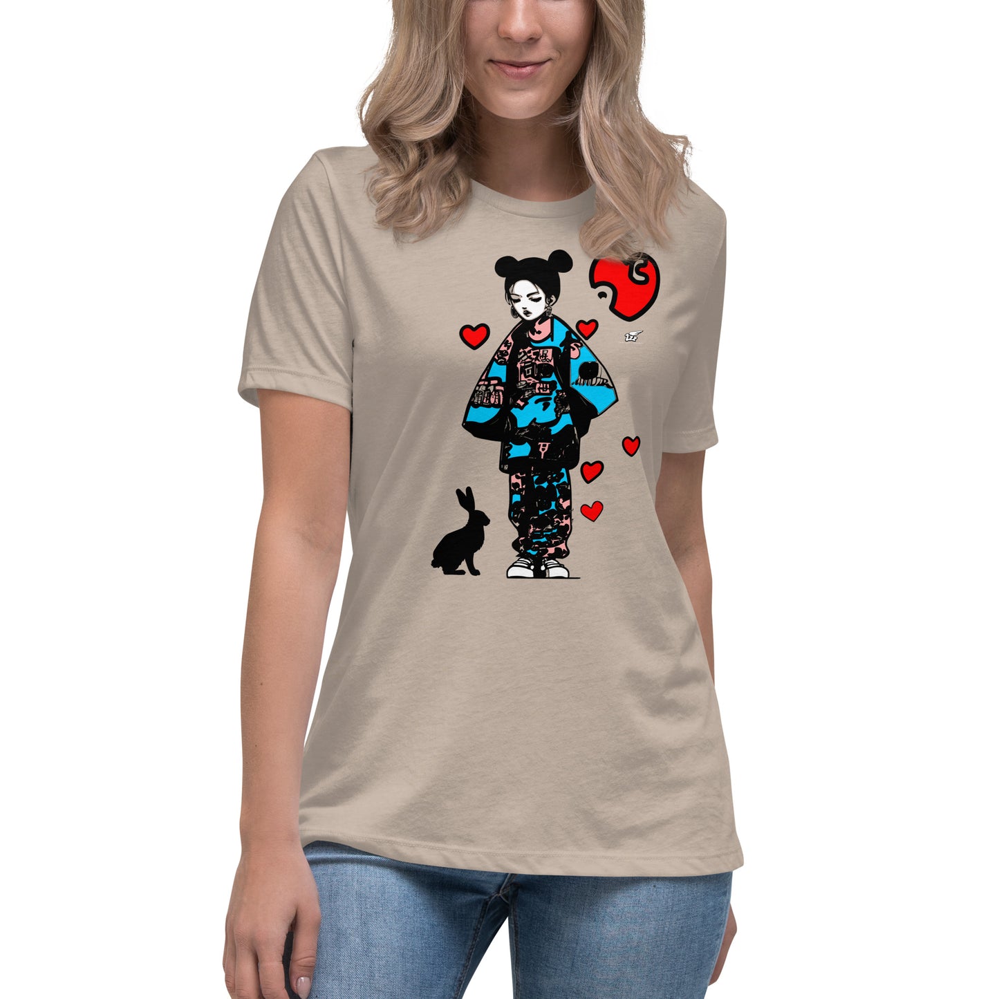 Inspired By DREAMZzz  Love bunny Women's Relaxed T-Shirt