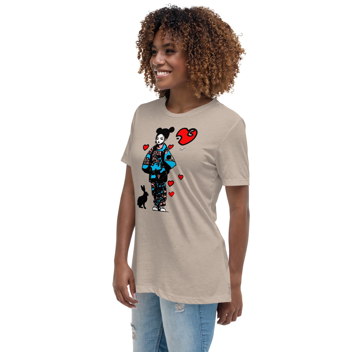 Inspired By DREAMZzz  Love bunny Women's Relaxed T-Shirt