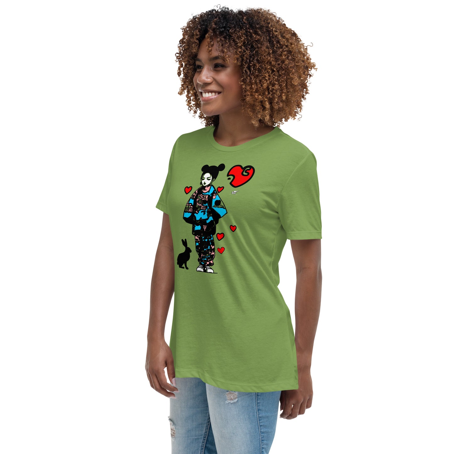 Inspired By DREAMZzz  Love bunny Women's Relaxed T-Shirt