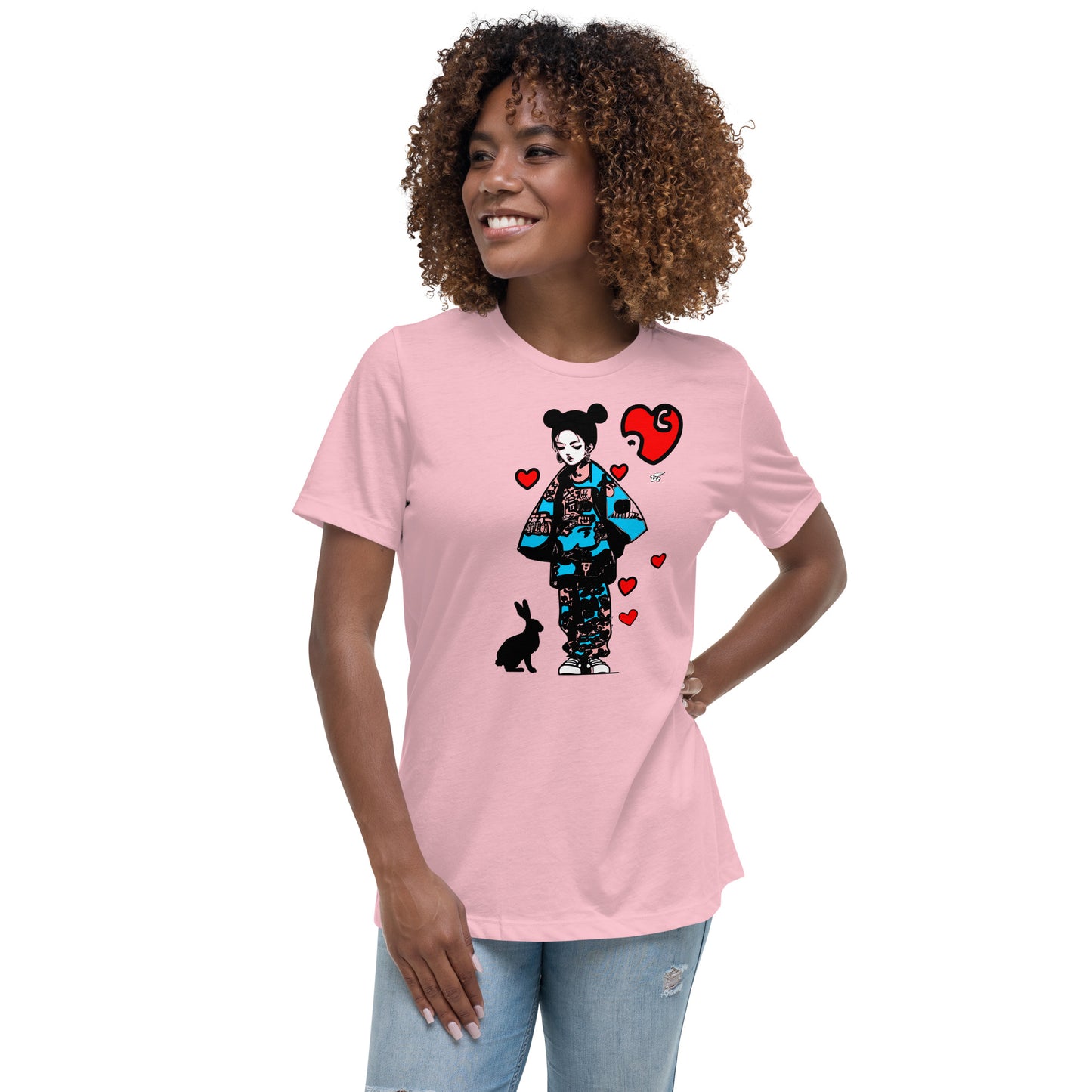 Inspired By DREAMZzz  Love bunny Women's Relaxed T-Shirt