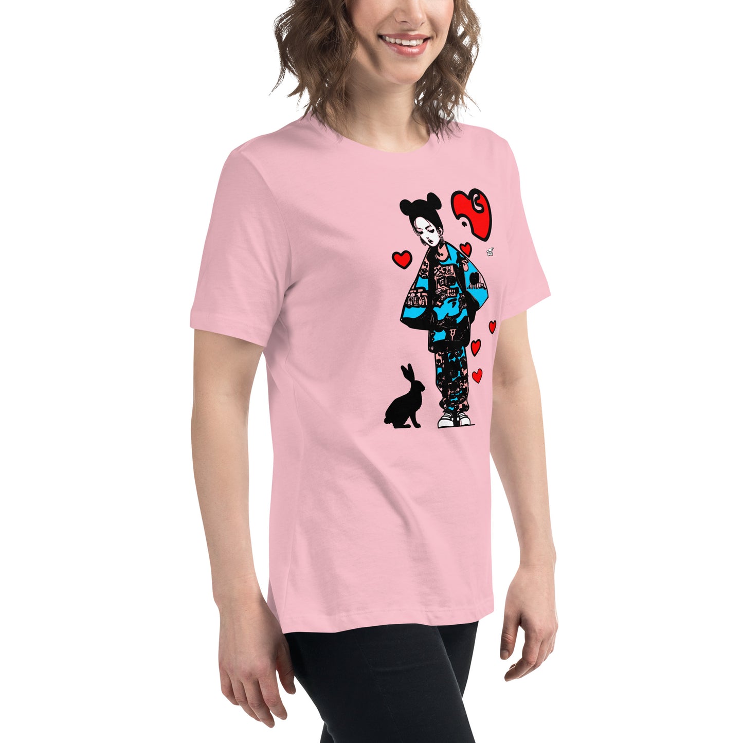 Inspired By DREAMZzz  Love bunny Women's Relaxed T-Shirt